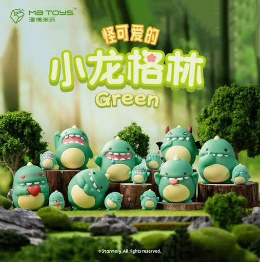 Strange cute little dragon Green series blind box LuminaToyz