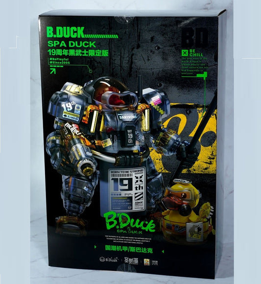 SHENGGE SOSKILL x ULTRA EGG SpaDuck 19th Anniversary Black Samurai Limited Edition Plastic Model Kit Newest Mecha Eastern Model