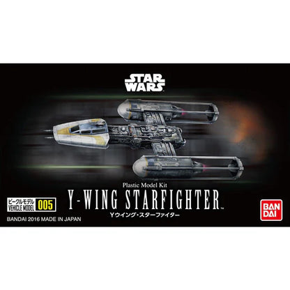 STAR WARS Vehicle Model 005 Y-Wing Starfighter Bandai Model Kit