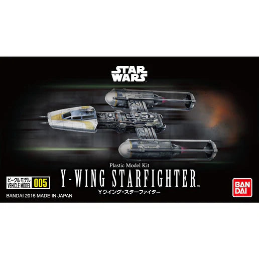 STAR WARS Vehicle Model 005 Y-Wing Starfighter Bandai Model Kit