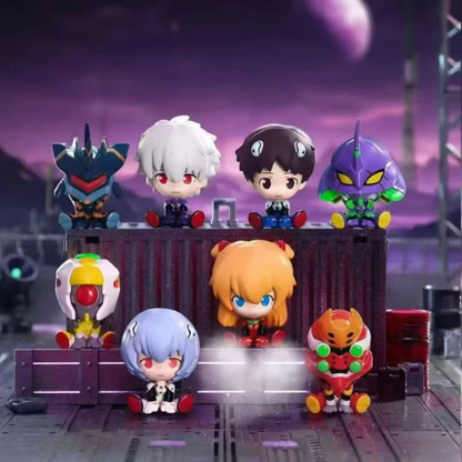 Neon Genesis Evangelion mini Sitting Moe Grain Blind Box TOP TOY