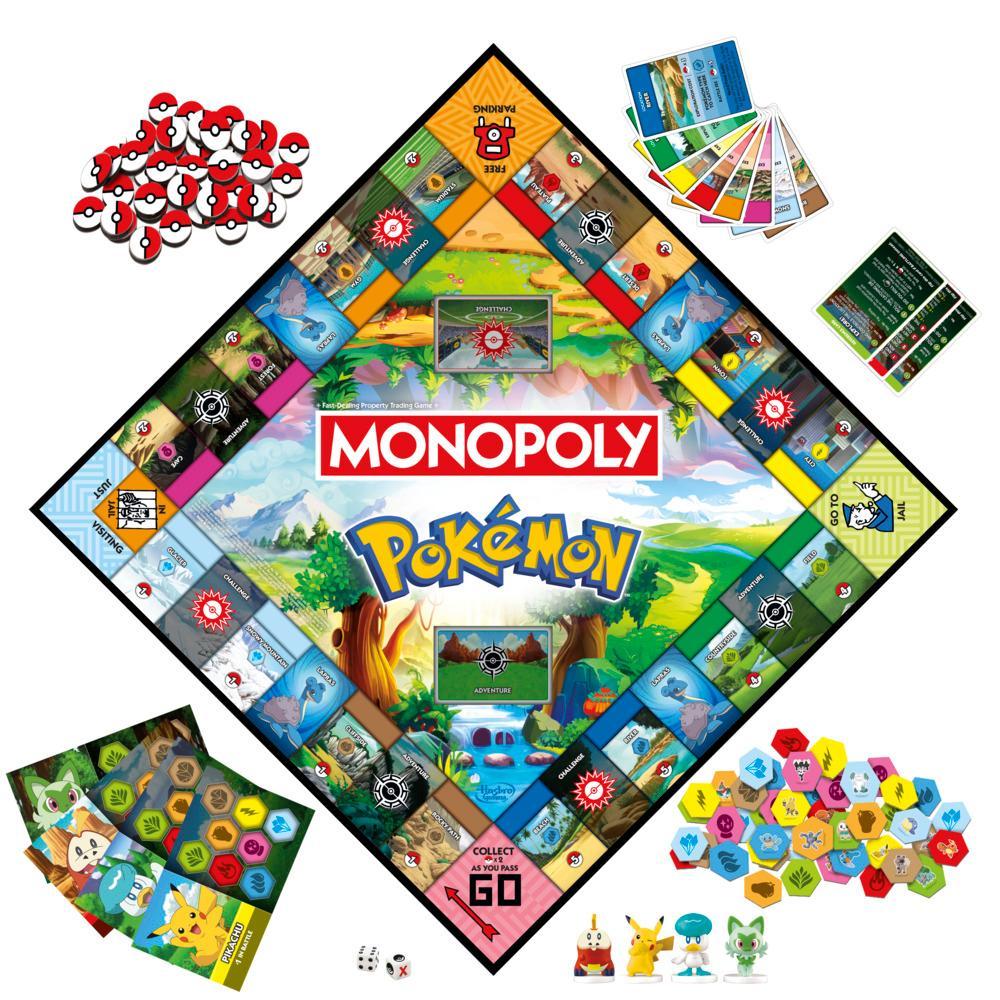 MONOPOLY Pokémon Edition Board Game Hasbro