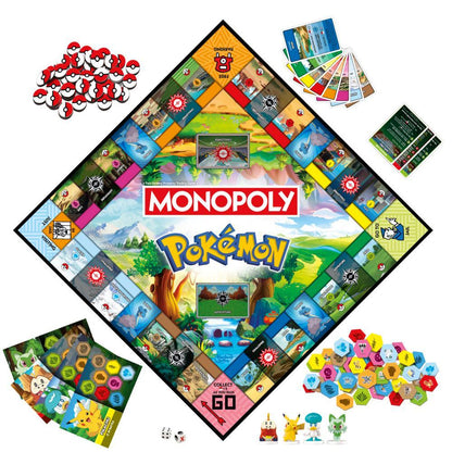 MONOPOLY Pokémon Edition Board Game Hasbro