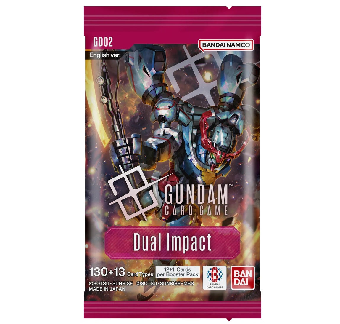 Gundam CG GD-02 Card Game Dual Impact Booster Pack