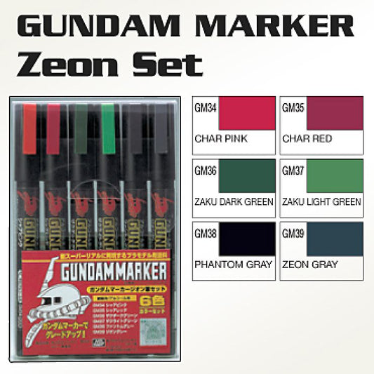 GMS108 Gundam Marker Zeon Set