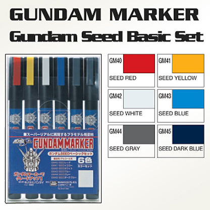 GMS109 Gundam Marker Gundam Seed Basic Set