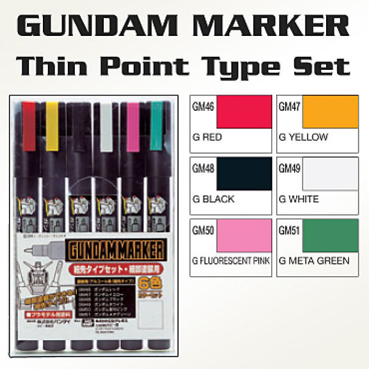 GMS110 Gundam Marker Fine Edge Set 1