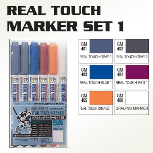 GMS112 Gundam Marker Real Touch Marker Set 1
