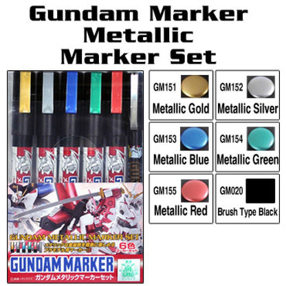 GMS121 Gundam Metallic Marker Set