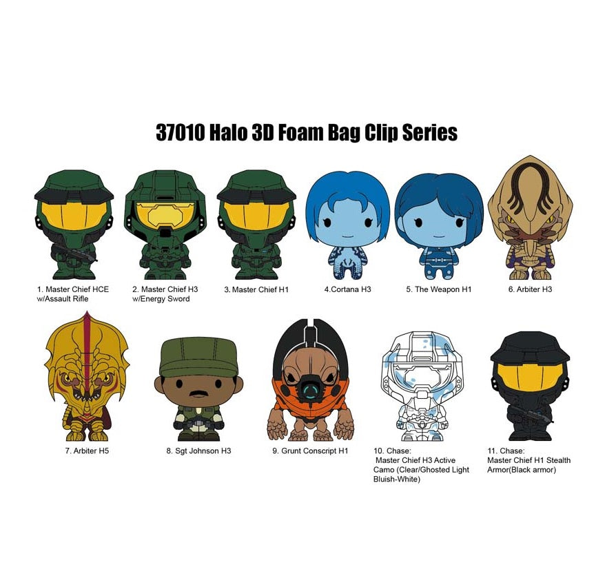 HALO 3D FOAM BAG CLIP Monogram