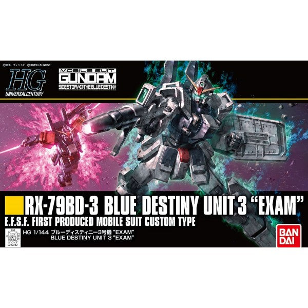 HGUC 209 RX-79BD-3 Blue Destiny Unit 3 EXAM