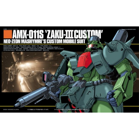 HGUC 003 AMX-011S Zaku-III Custom