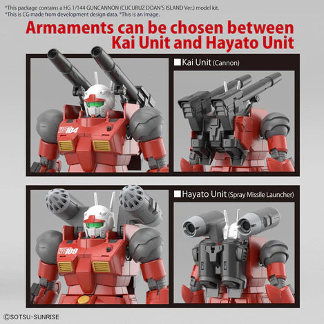HGCDI RX-77-02 Guncannon (Cucuruz Doan's Island Ver.)