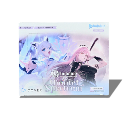 Hololive CG Card Game Quintet Spectrum Booster Pack COVER