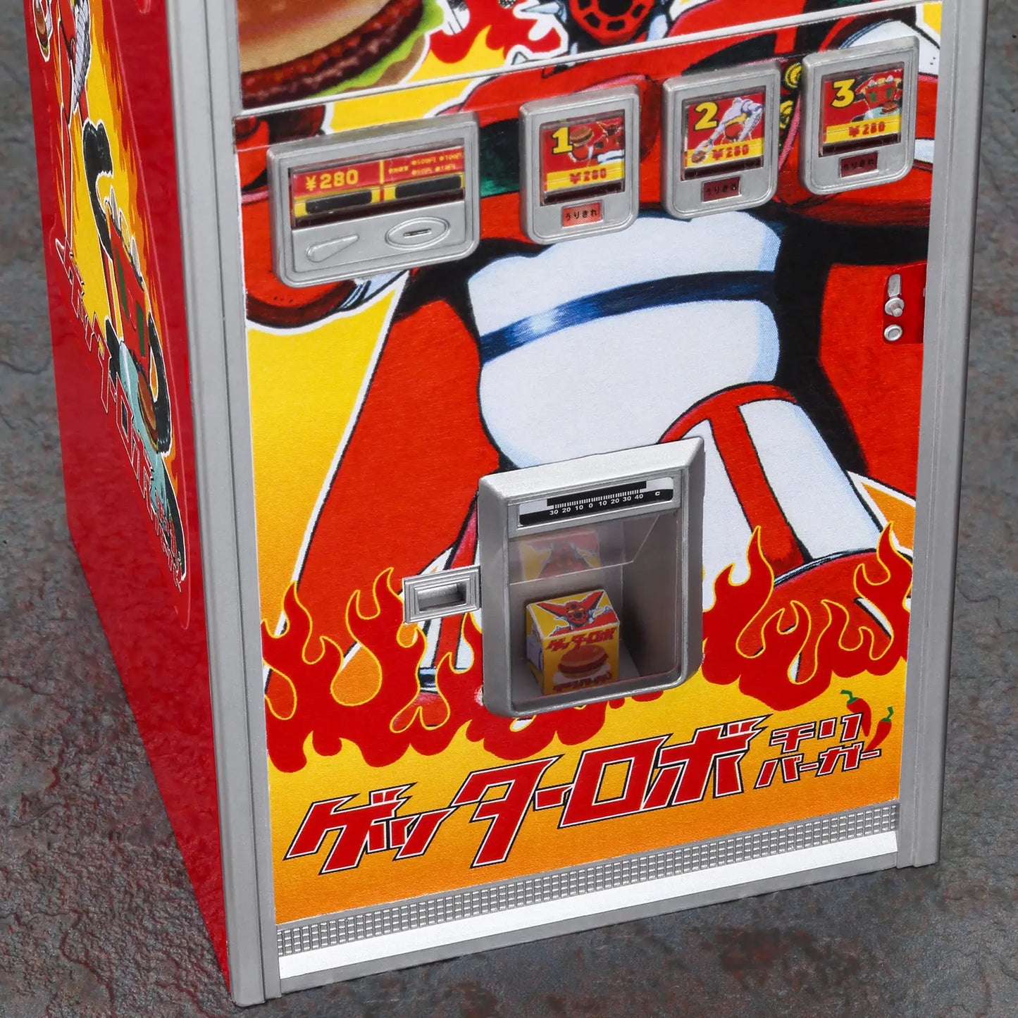 Getter Robo Hasegawa 1/12 Nostalgic Vending Machine (Hamburger)