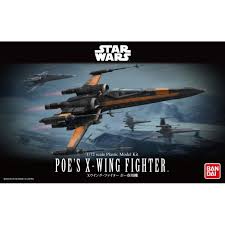 STAR WARS 1/72 Poe Dameron X-Wing Fighter Bandai Model Kit