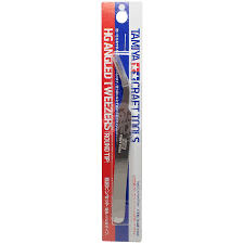 74108 TAMIYA Hg Angled Tweezers Round Tip