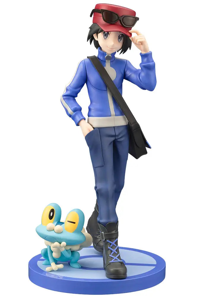 Pokémon Calem with Froakie ARTFX J STATUE KOTOBUKIYA