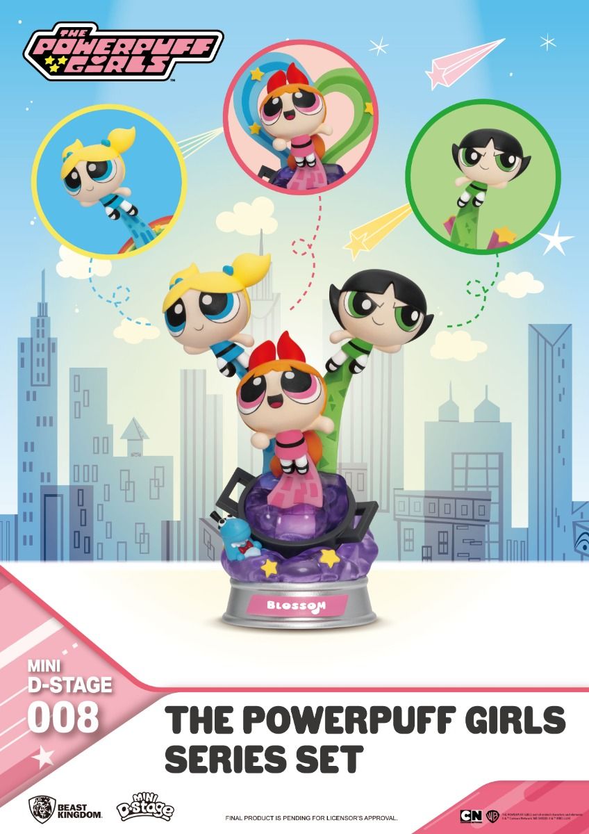 The Powerpuff Girls Mystery MDS-008 Series Mini D Stage Blind Box TEN TOY BEAST KINGDOM