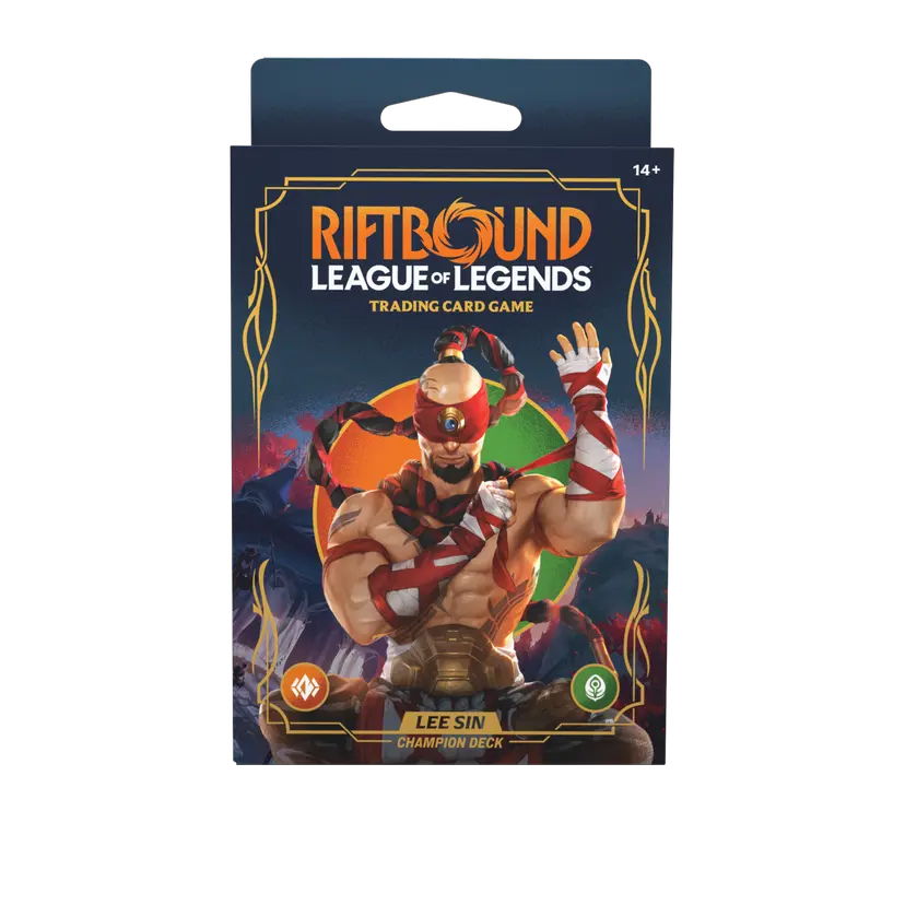 Riftbound League of Legends TCG Origins Champion Deck Lee Sin