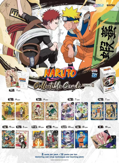 Naruto Smriti Chapter Jin Collectible Trading Cards Series 2 Booster BOX (12 Packs)