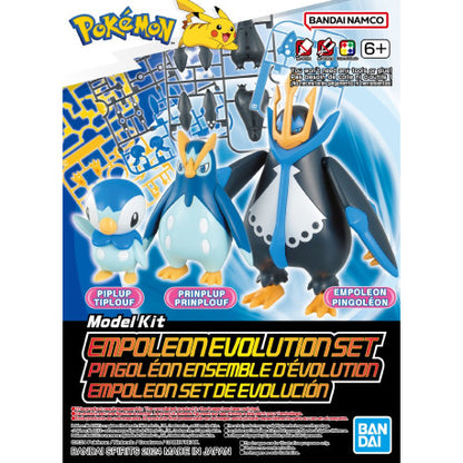 Pokémon Plamo Plastic Model Collection 06 Empoleon Evolution