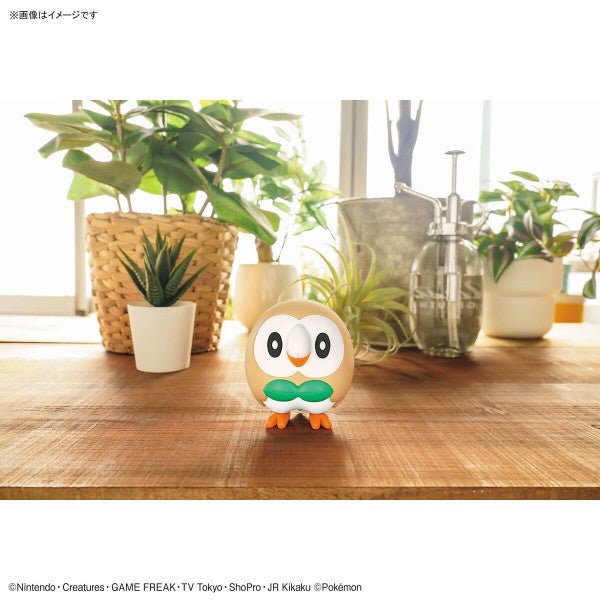 Pokémon Plamo Plastic Model Collection Quick!! 10 Rowlet