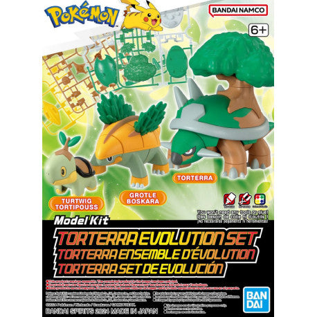 Pokémon Plamo Plastic Model Collection 08 Torterra Evolution