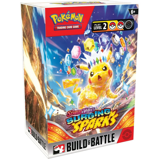 Pokémon TCG: Scarlet & Violet-Surging Sparks Build and Battle Kit (4 Packs)