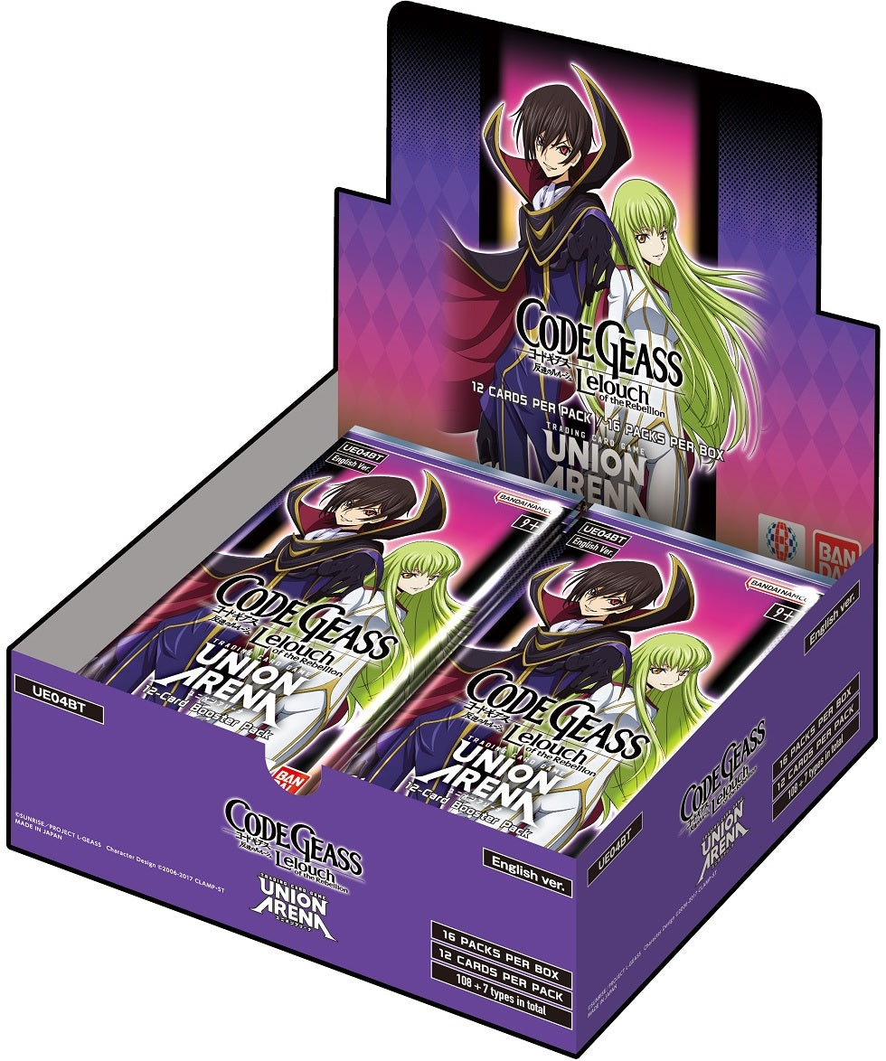 Union Arena Code Geass Lelouch of the Rebllion Booster BOX