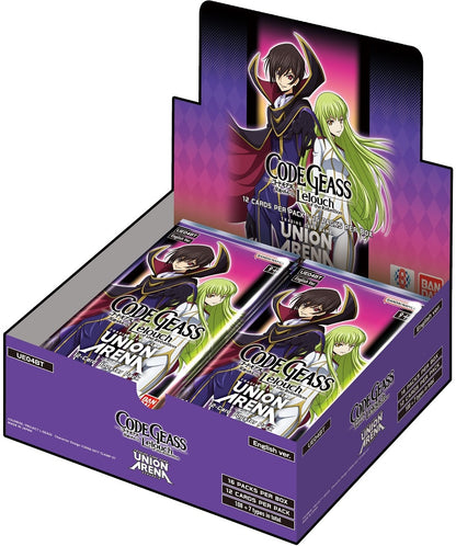 Union Arena Code Geass Lelouch of the Rebllion Booster BOX
