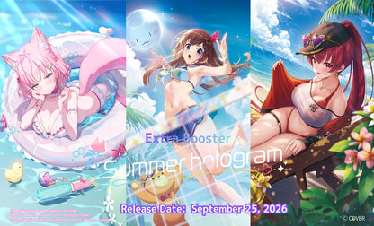 Hololive CG Card Game Summer Hologram Extra Booster Pack