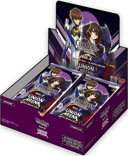 Union Arena Code Geass Lelouch of the Rebllion Vol 2 Booster Pack