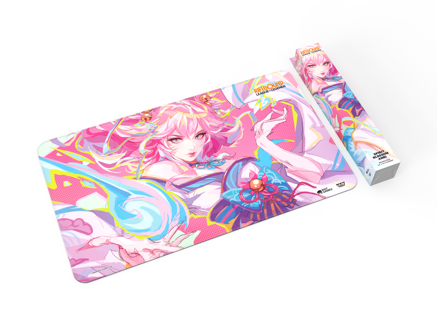 Riftbound League of Legends TCG Spiritforged Playmat Spirit Blossom Ahri