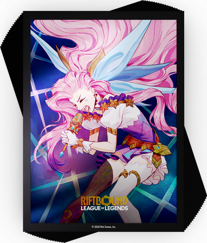 Riftbound League of Legends TCG Radiance Art Sleeves #3 Seraphine 100CT