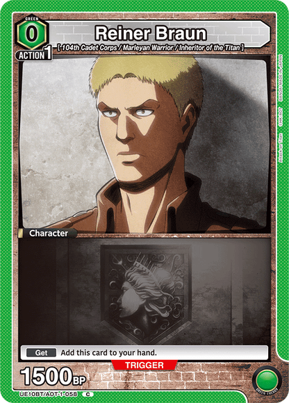 Union Arena Attack on Titan Booster Pack