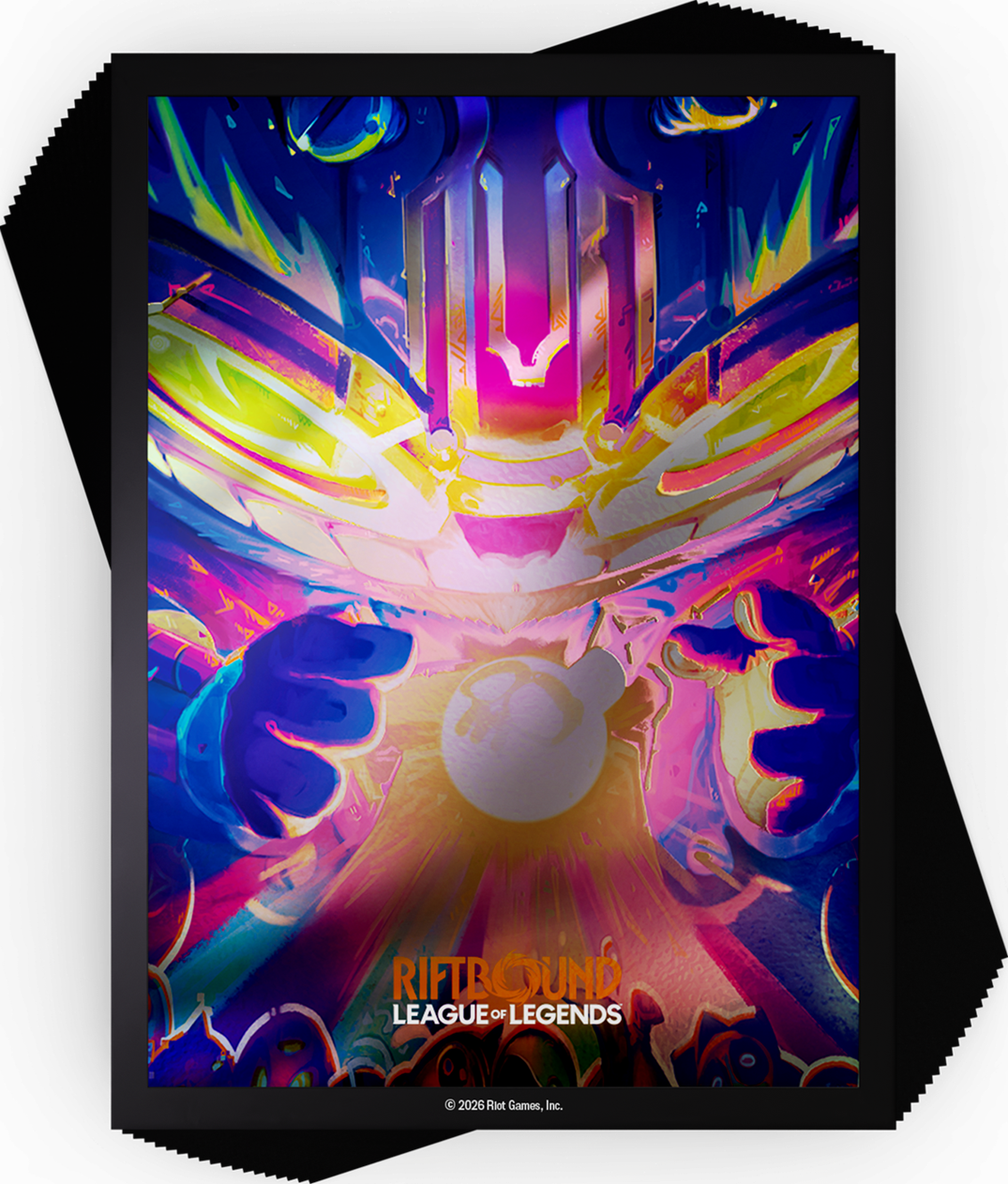 Riftbound League of Legends TCG Radiance Art Sleeves #2 Ziggs 100CT