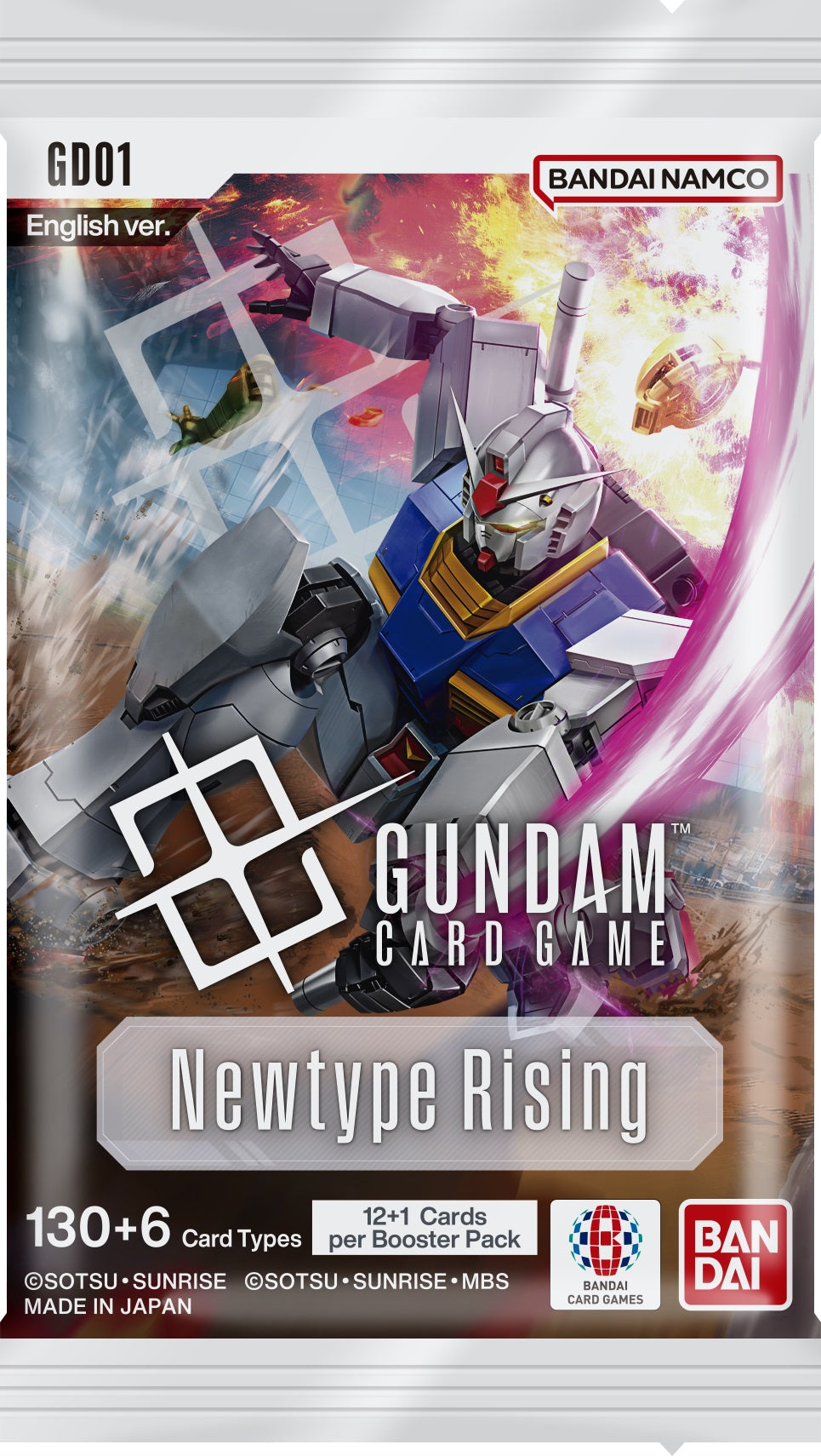 Gundam CG GD-01 Card Game Newtype Rising Booster Pack