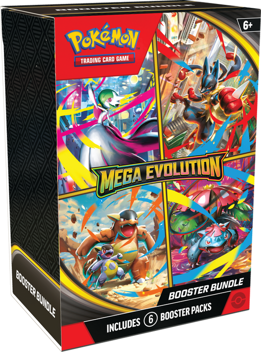 Pokémon TCG: Mega Evolution Booster Bundle (6 Pack)
