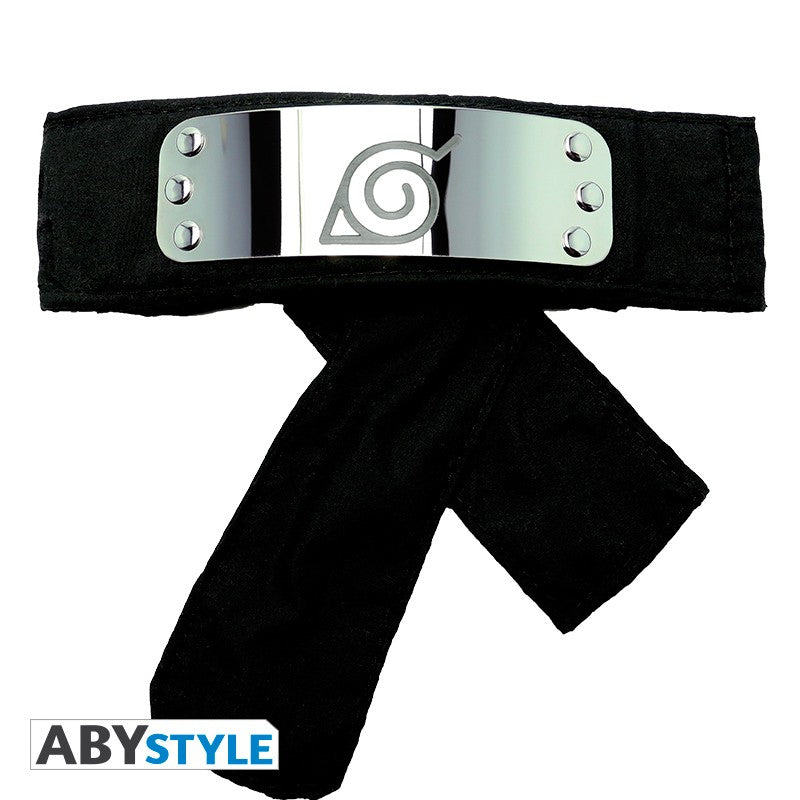 Naruto Shippuden Konoha Headband Black Adult size ABYSSE