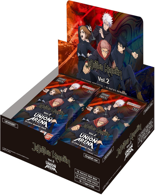 Union Arena Jujutsu Kaisen Vol 2 Booster BOX