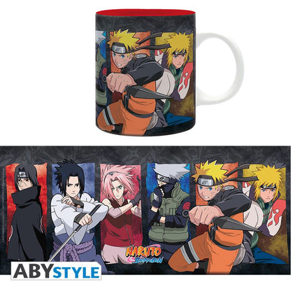 NARUTO SHIPPUDEN MUG GROUP 320ML ABYSSE