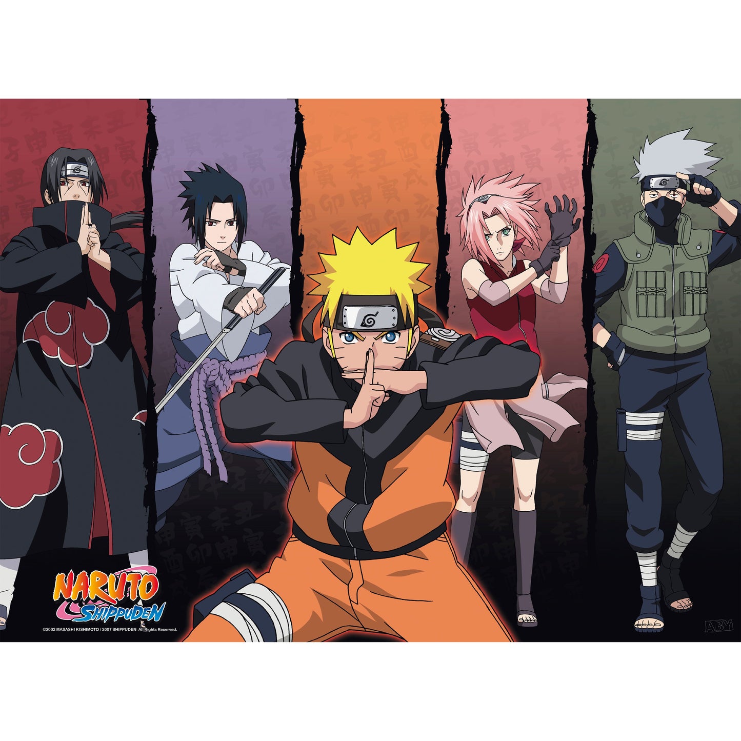 NARUTO SHIPPUDEN POSTERS CHIBI GROUPS 52X38 2CT ABYSSE