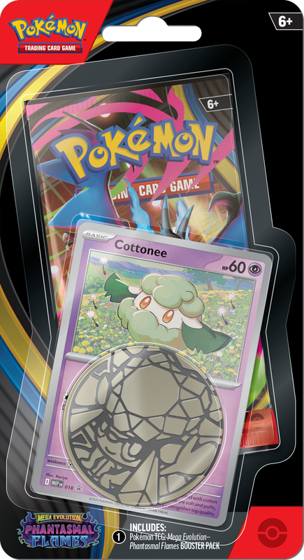Pokémon TCG: Mega Evolution Phantasmal Flames Checklane Blister 1 Pack