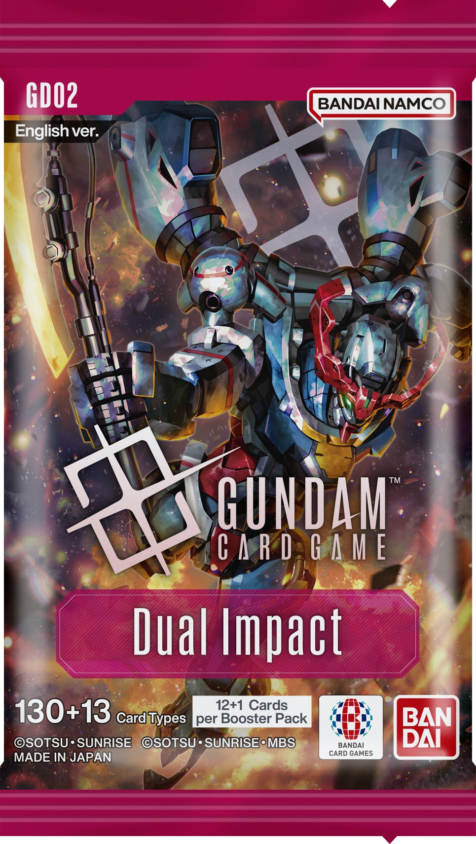 Gundam CG GD-02 Card Game Dual Impact Booster Pack