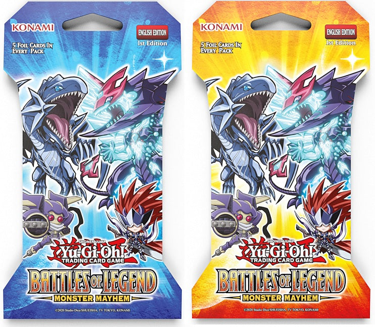 Yu-Gi-Oh! YGO Battles of Legend: Monster Mayhem 1st Edition Blister Pack