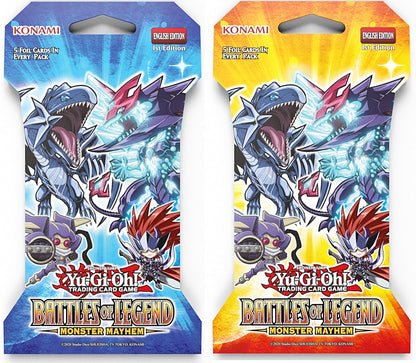 Yu-Gi-Oh! YGO Battles of Legend: Monster Mayhem 1st Edition Blister Pack