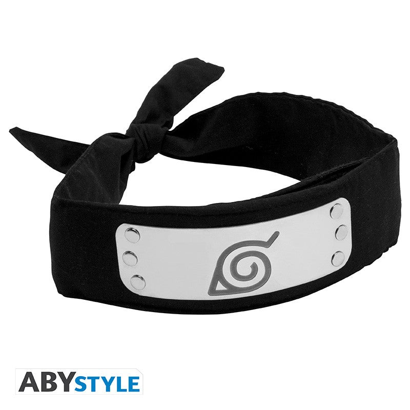 Naruto Shippuden Konoha Headband Black Adult size ABYSSE