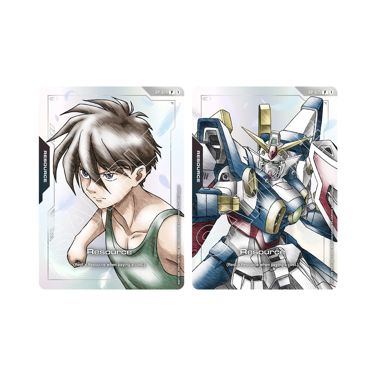 Gundam CG PB01 Premium Card Collection Mobile Suit Gundam Wing Accessory Set