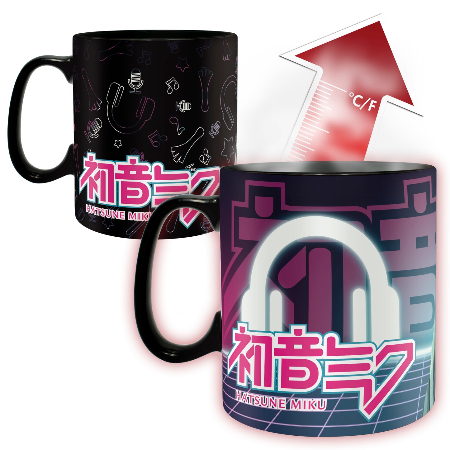 HATSUNE MIKU MUG HEAT CHANGE 460ML ABYSSE